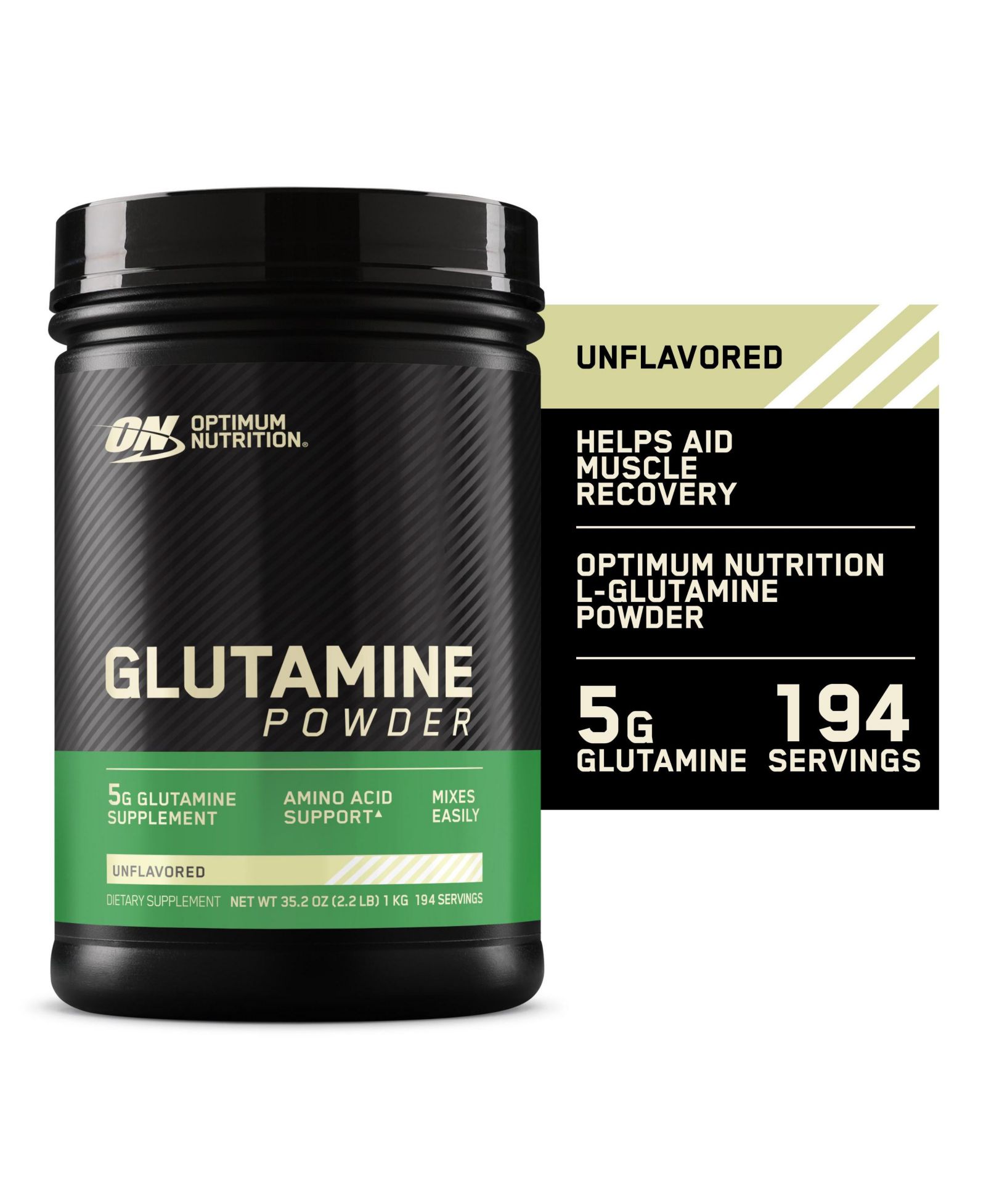Порошок для восстановления мышц Optimum Nutrition L-Glutamine, 1000 Gram, 194 Servings (Pack of 1)