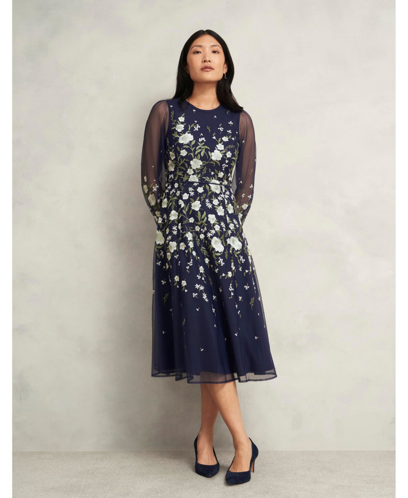 Женское платье Hobbs London Lois Embroidered