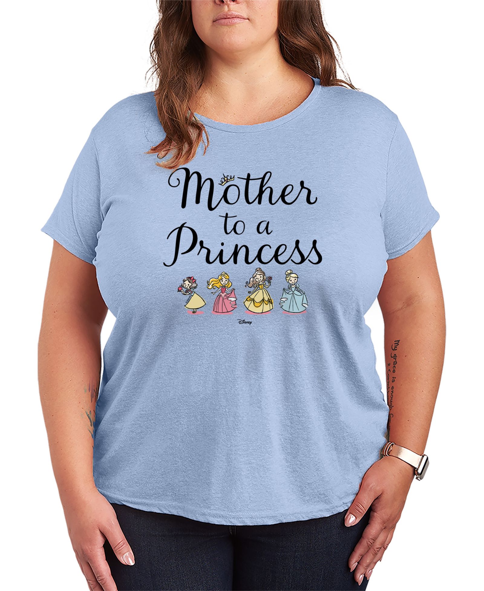 Hybrid Apparel Plus Size Disney Princess футболка с коротким рукавом с принтом