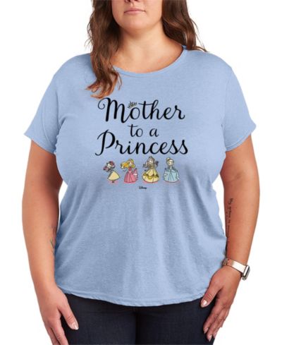 Hybrid Apparel Plus Size Disney Princess Mother to Princess Short-Sleeve Graphic T-Shirt