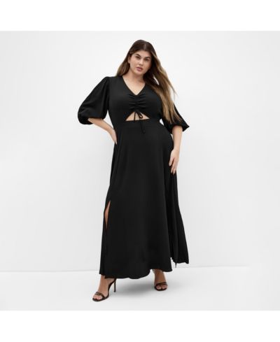 Женское платье макси CITY CHIC Jolene V Neck