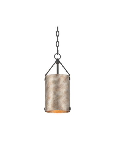 Мини-подвесной светильник Possini Euro Design Julian 5 3/4"W Rustic Silver Metal