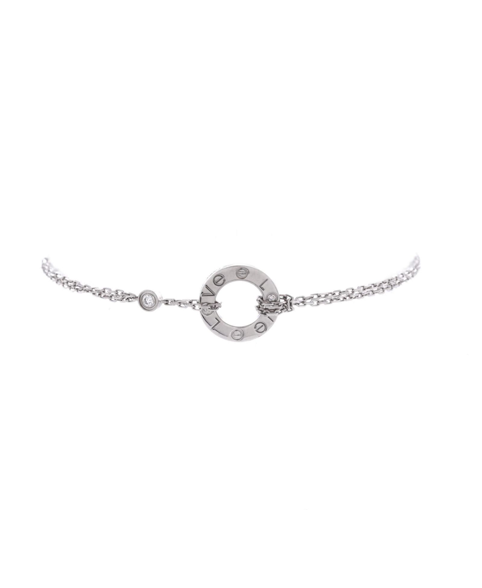 Cartier браслет Love с 2 бриллиантами, Pre-Owned