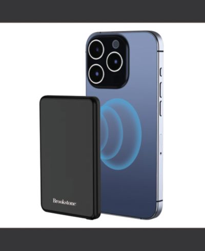 Внешний аккумулятор Brookstone 5,000mAh Ultra Slim and Fast 15W Magsafe Wireless Charging