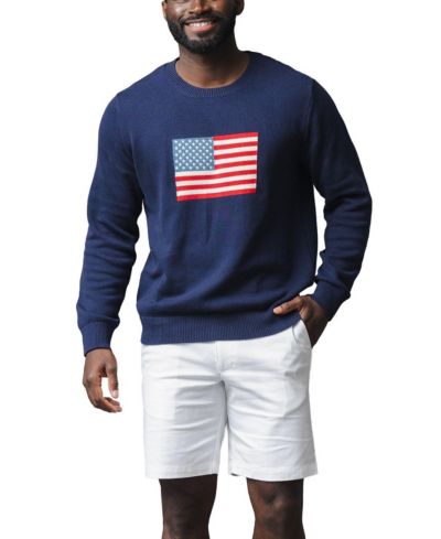 Мужской джемпер Hope & Henry Organic Crew Neck Flag