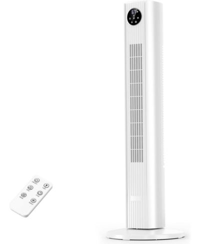 Cowsar 36" Tower Fan, 85degree(s) Oscillating, Quiet, 3 Speeds, 4 Modes, Remote