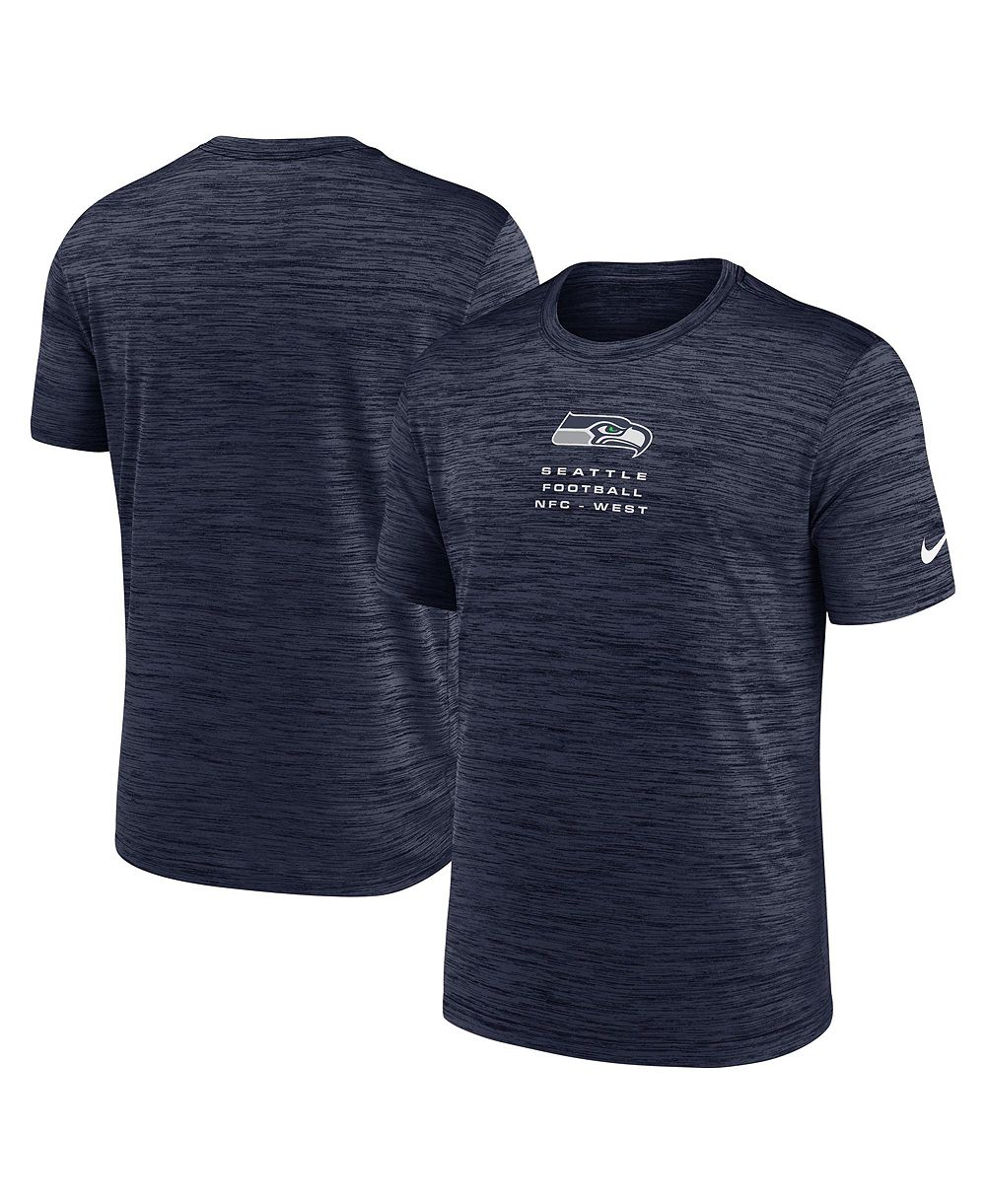 Мужская футболка Nike College Navy Seattle Seahawks Velocity Ball Carrier Dri-FIT