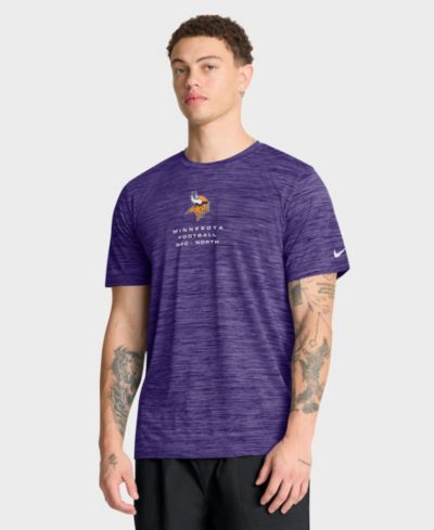 Nike Men's Purple Minnesota Vikings Velocity Ball Carrier Dri-FIT T-Shirt