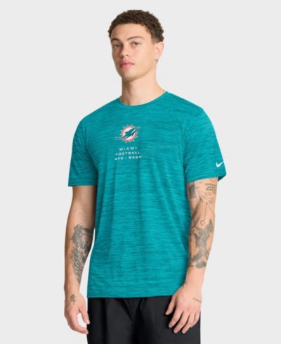Мужская футболка Nike Aqua Miami Dolphins Velocity Ball Carrier Dri-FIT
