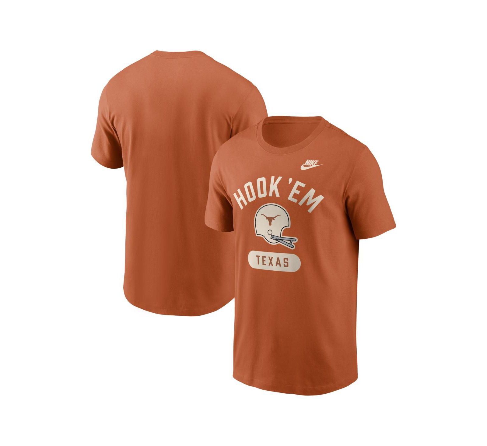 Nike Men's Texas Orange Texas Longhorns Legacy Arch Helmet T-Shirt