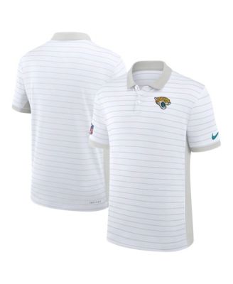 Nike Men's White Jacksonville Jaguars Sideline Victory Stripe Dri-FIT Polo Shirt