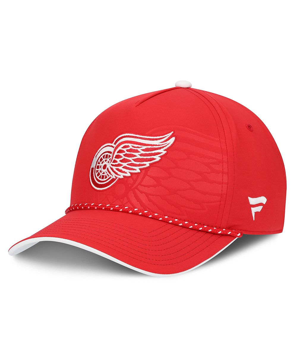Мужская кепка Fanatics Red Detroit Red Wings On Stage Podium A-Frame Adjustable