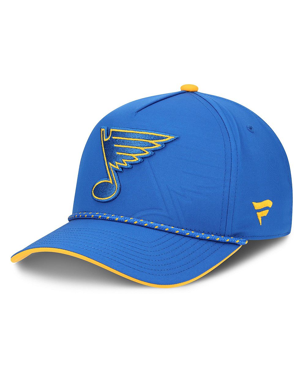 Мужская кепка Fanatics St. Louis Blues On Stage Podium A-Frame Adjustable Blue
