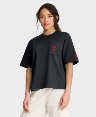 Женская футболка Nike Ohio State Buckeyes Boxy с карманом