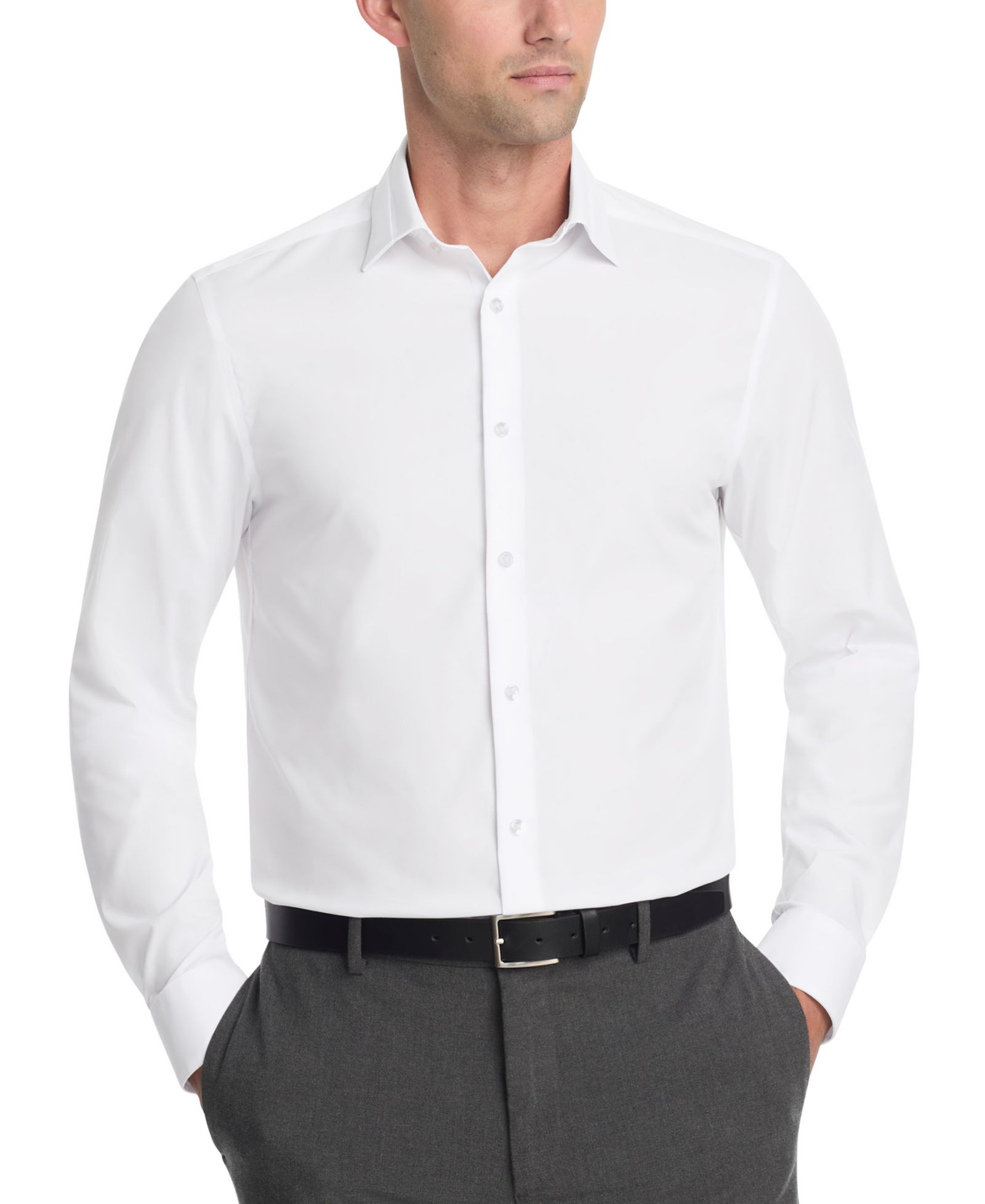 Мужская классическая рубашка Calvin Klein Tailored Occasion Dress, Slim Fit