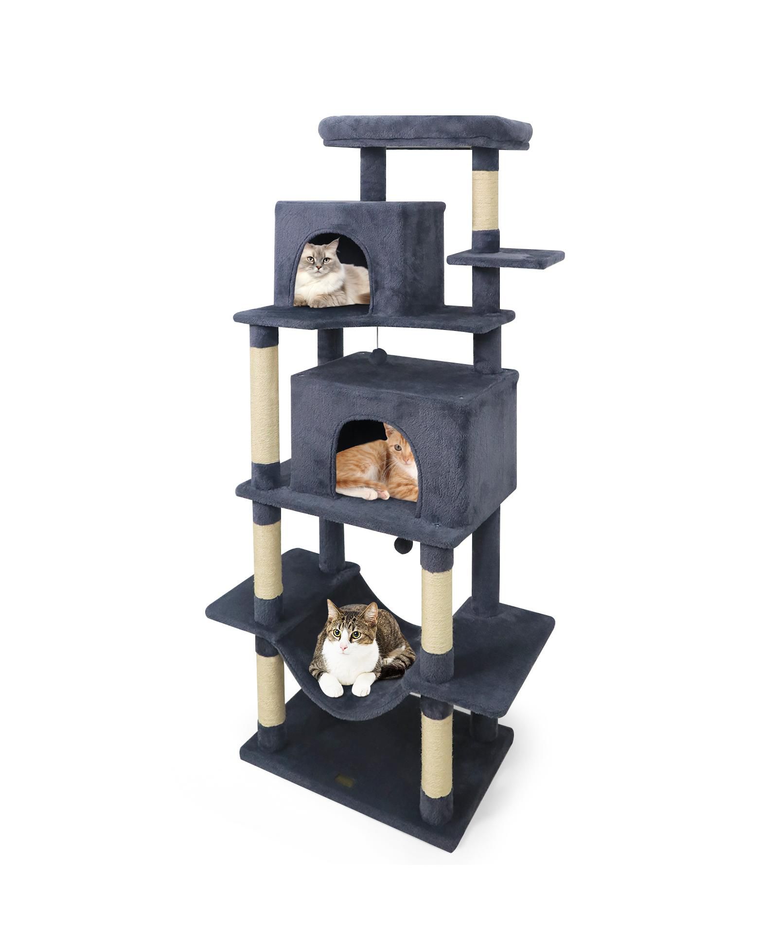 Игровой комплекс COZITO Cat Tree 70 inch Tall Multi-Level Tower для кошек
