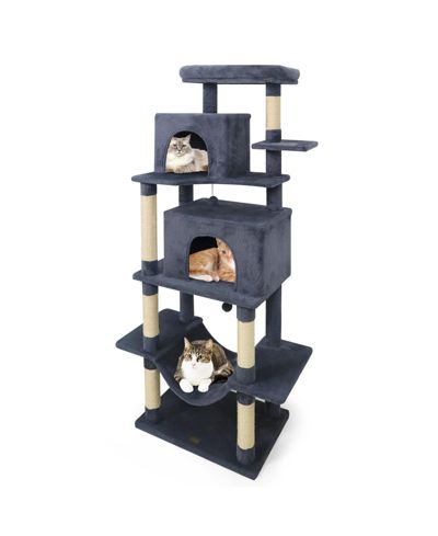 COZITO Cat Tree 70 inch Tall Multi-Level Tower for Indoor Cats