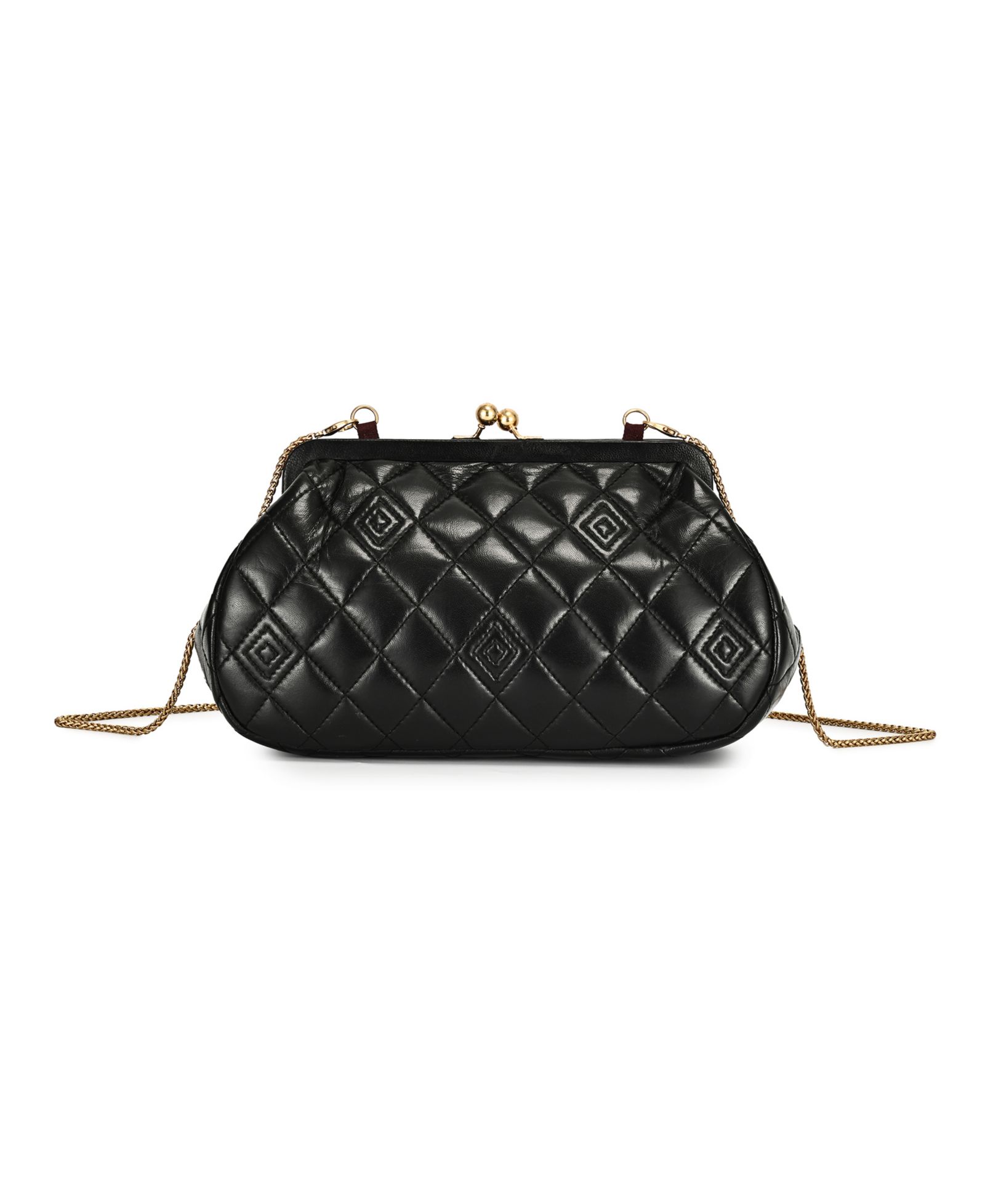 OLD TREND Petunia Small Quilted Leather Crossbody Handbag