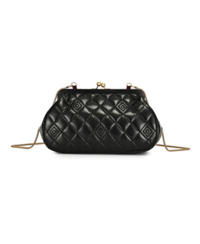 OLD TREND Petunia Small Quilted Leather Crossbody Handbag