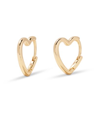 Серьги brook & york Minnie Heart с позолотой