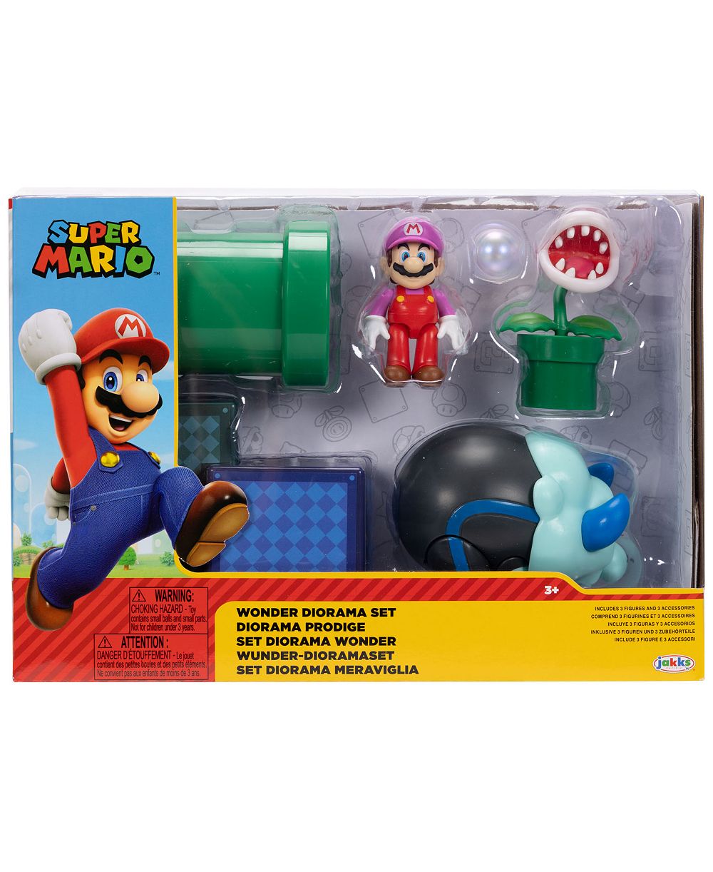 Набор игрушек SUPER MARIO Wonder, 6 предметов, для детей от 3 лет