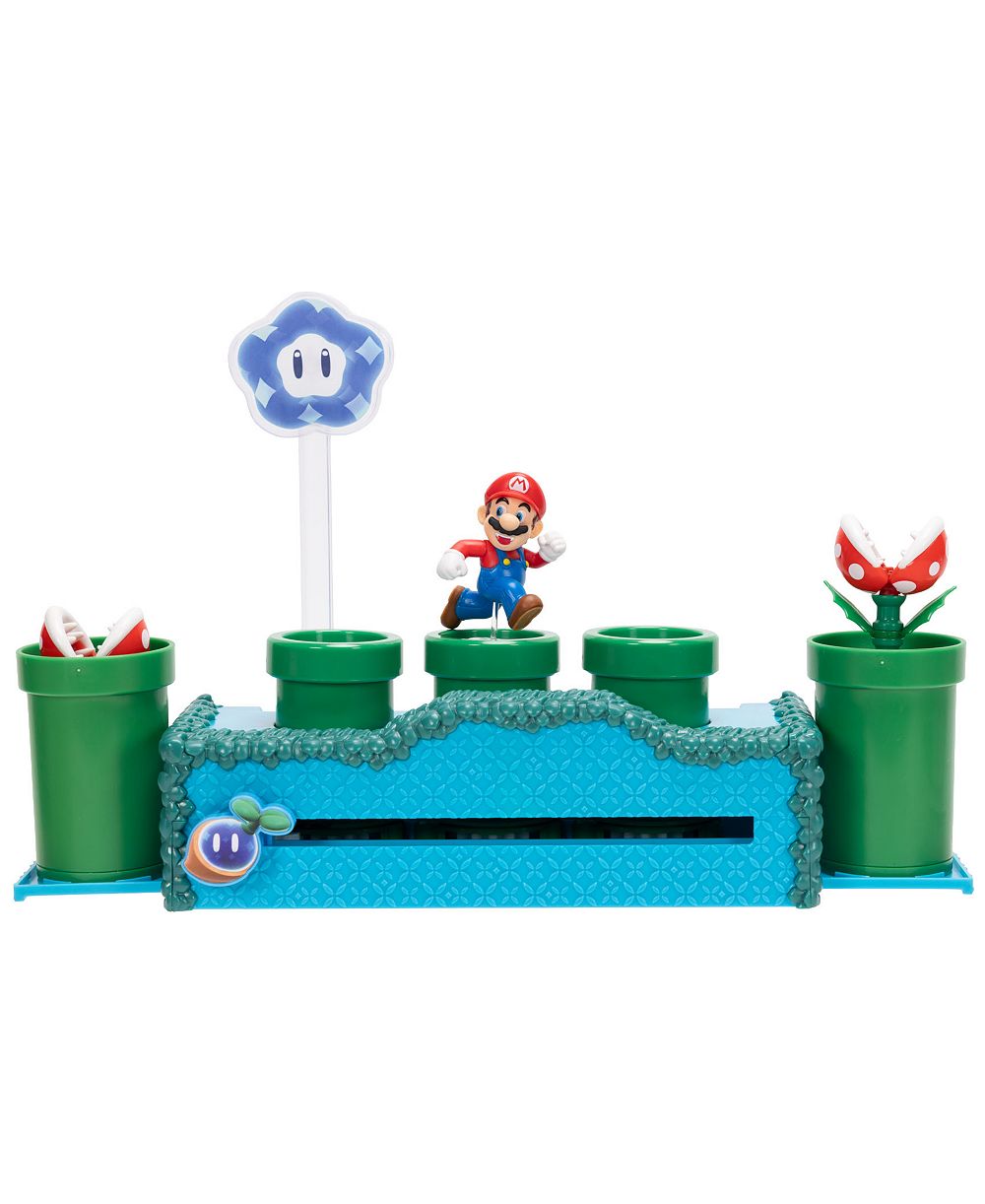 SUPER MARIO Wonder Warp Pipe 3-Piece Playset, Ages 3+