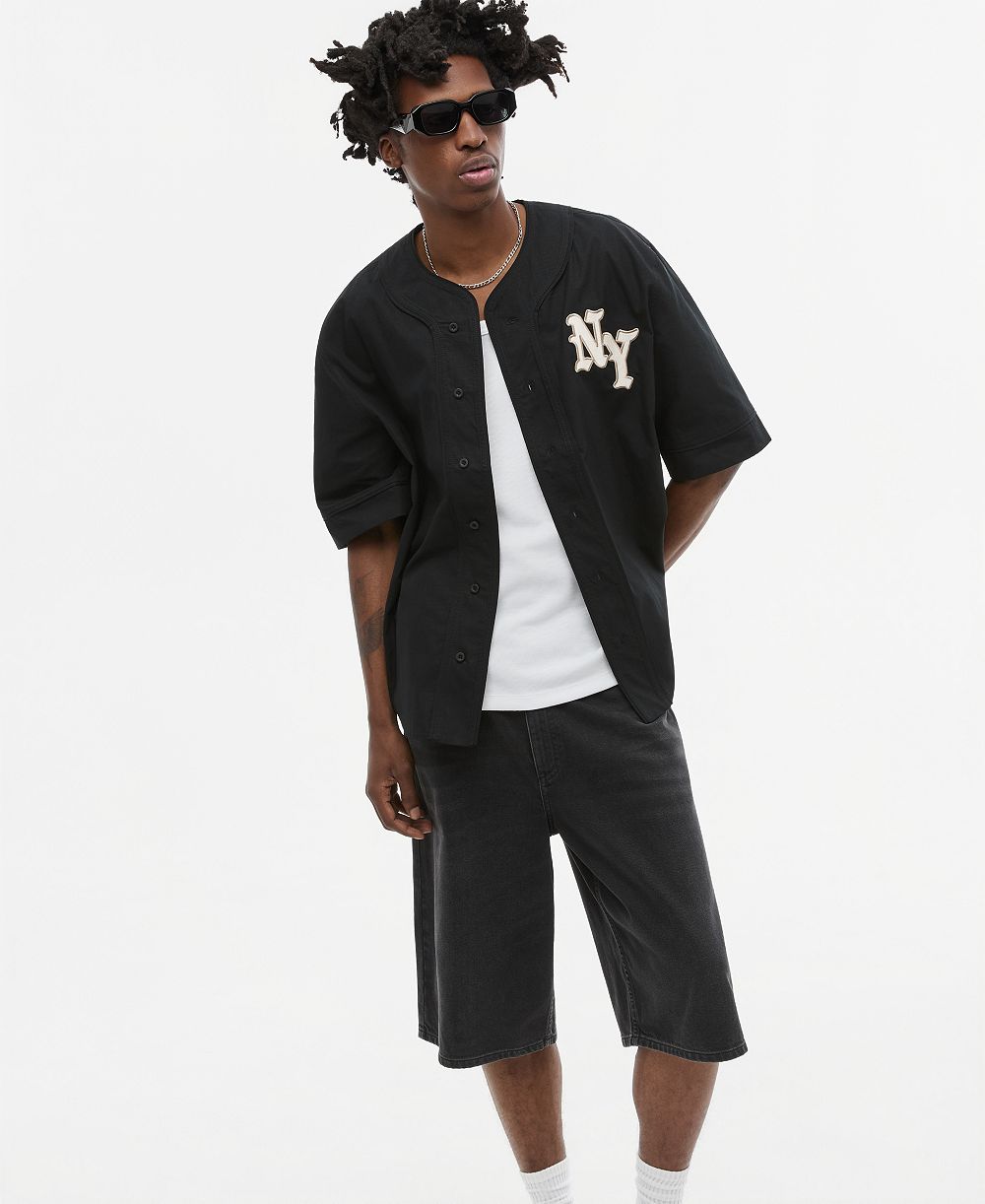 Мужская оверсайз футболка Mode of One с принтом NY Baseball, эксклюзив Macy's