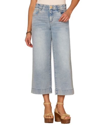 Democracy Women's Cropped Wide-Leg Jeans