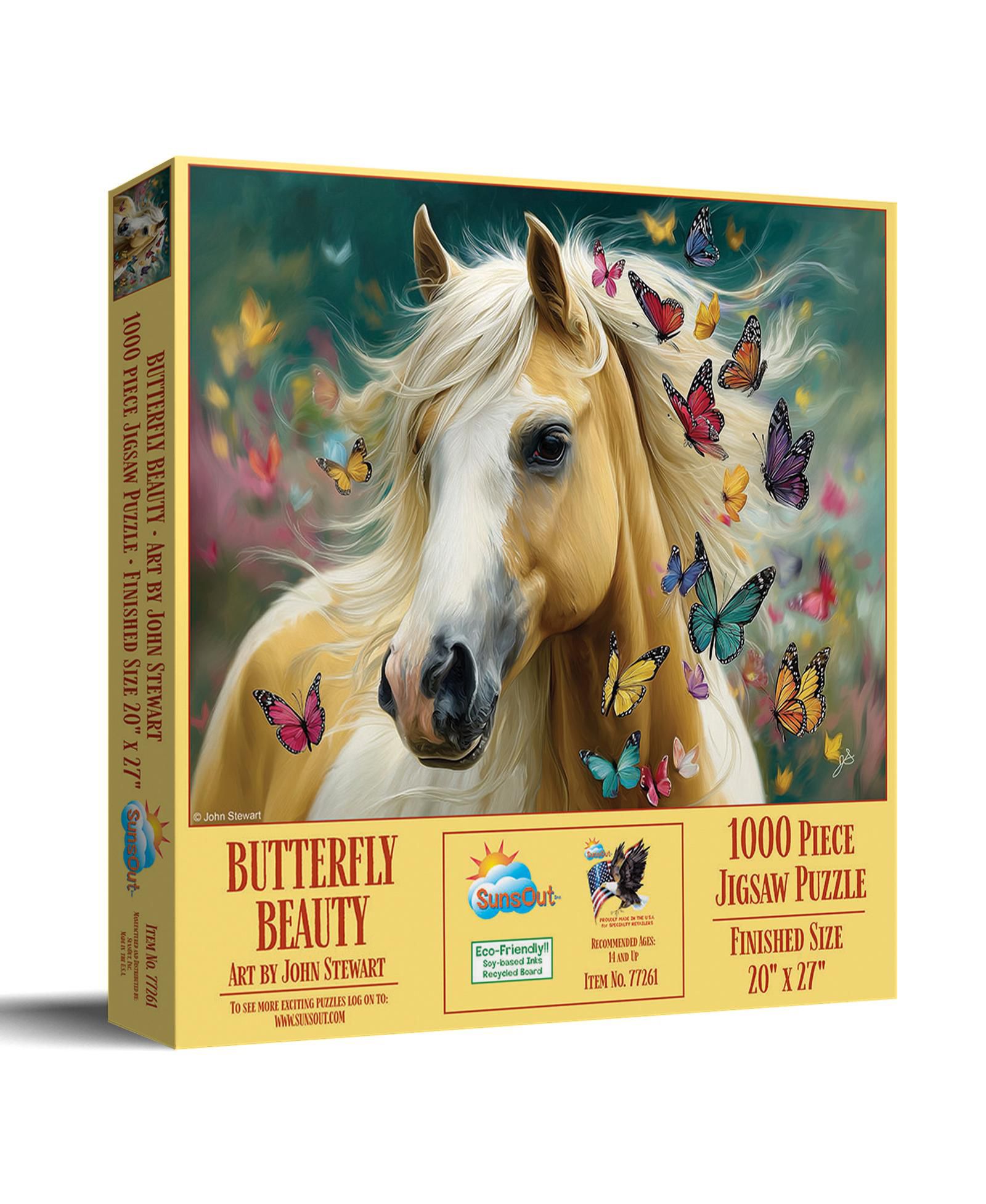 Пазл-головоломка SunsOut Butterfly Beauty на 1000 деталей для взрослых