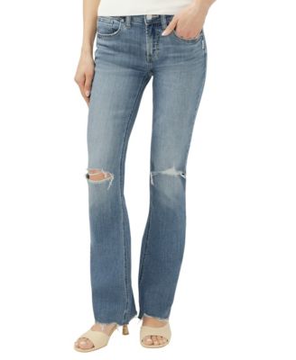 Silver Jeans Co. Women's Suki Mid-Rise Slim Bootcut Jeans