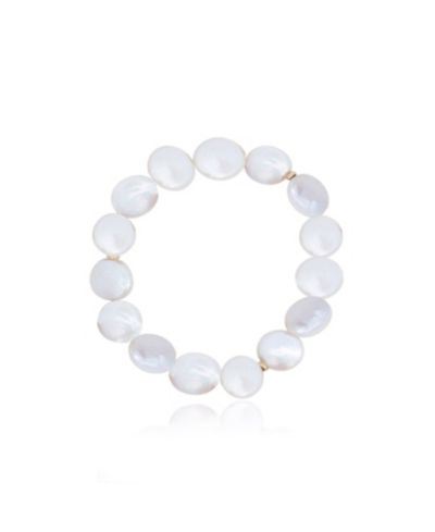 The Lovery Coin Pearl Bracelet 14K Gold