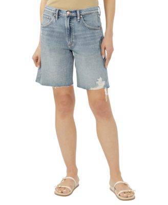 Silver Jeans Co. шорты-бермуды с заниженной талией для женщин