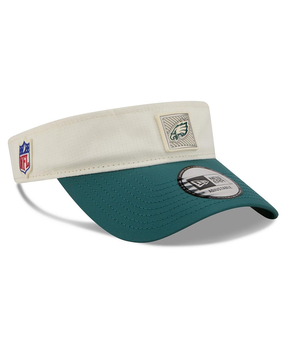New Era Men's Cream/Midnight Green Philadelphia Eagles 2026 NFL Training Camp Adjustable Visor