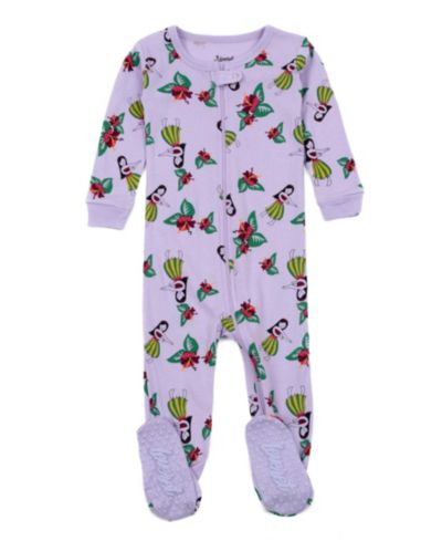 Leveret Baby Girls One-Piece Cotton Sleep And Play Footed Pajamas - Cute and Playful Prints