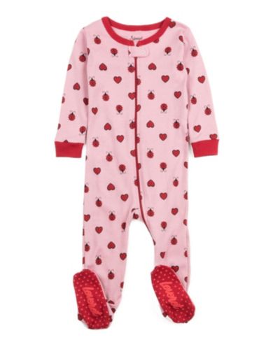 Ladybug & hearts pink