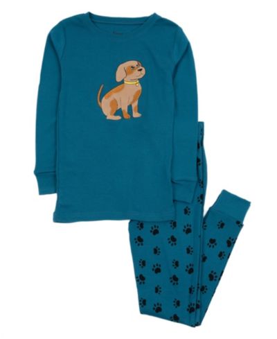 Dog paw teal blue