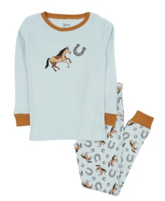 Horse light blue