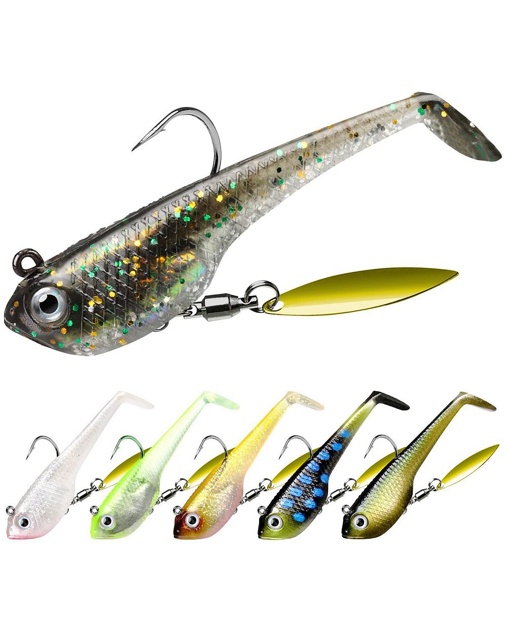 Рыболовные приманки на басню GNUADZ Easy Catch Soft Swimbaits