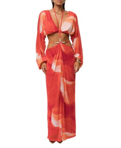 Женская макси-юбка JLUXLABEL Hera Draped"},{"id