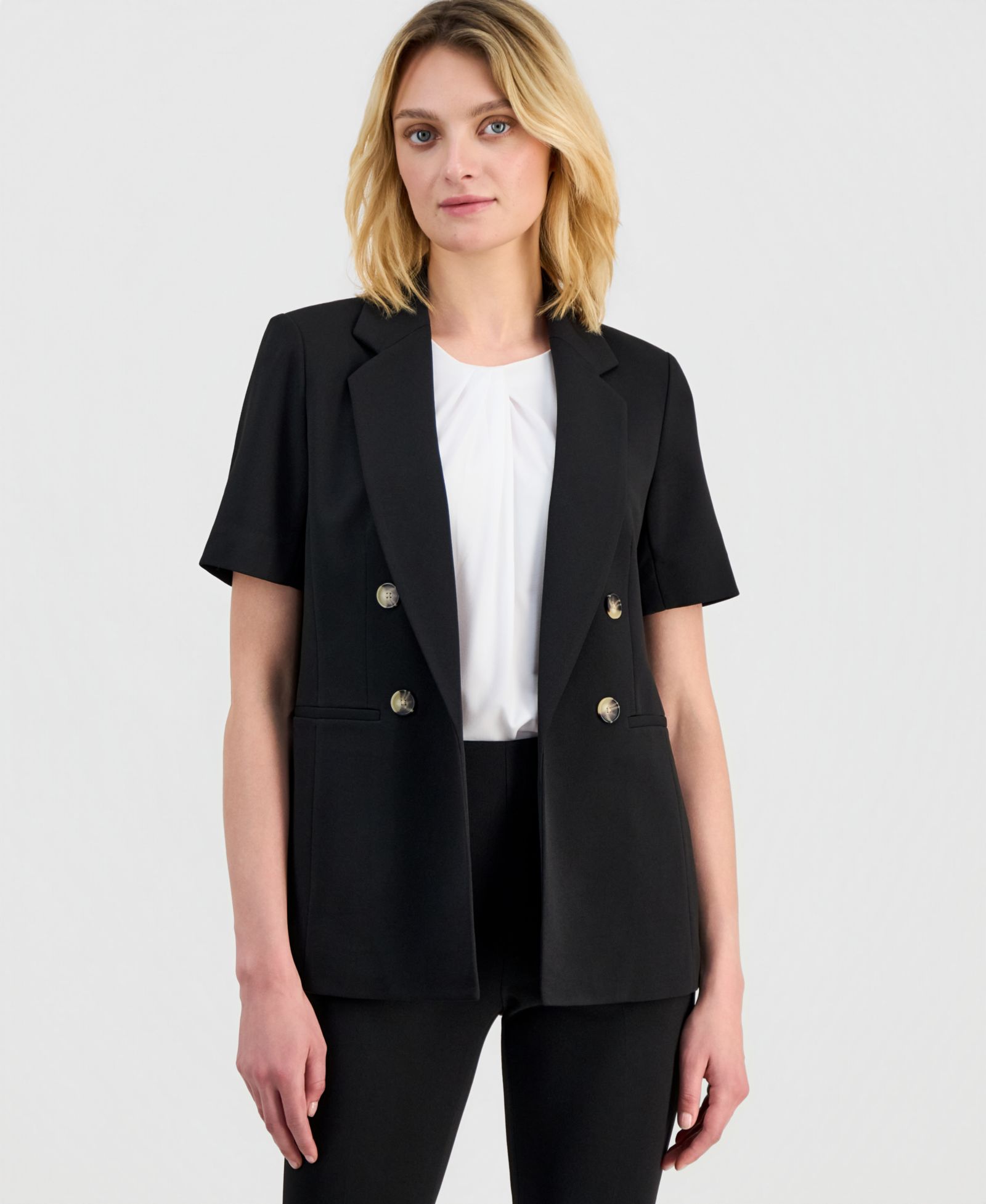 Женский блейзер Anne Klein с коротким рукавом, Regular & Petite