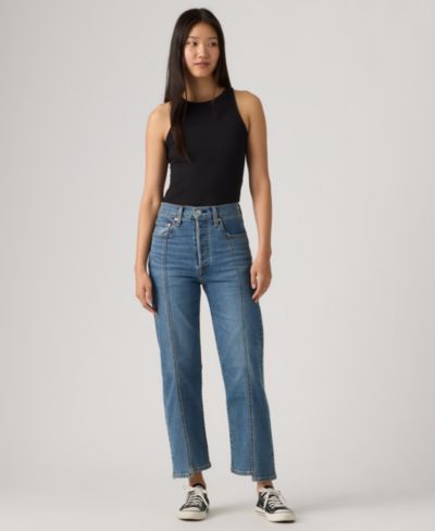Женские джинсы Levi's Ribcage Seamed High-Rise Straight Ankle