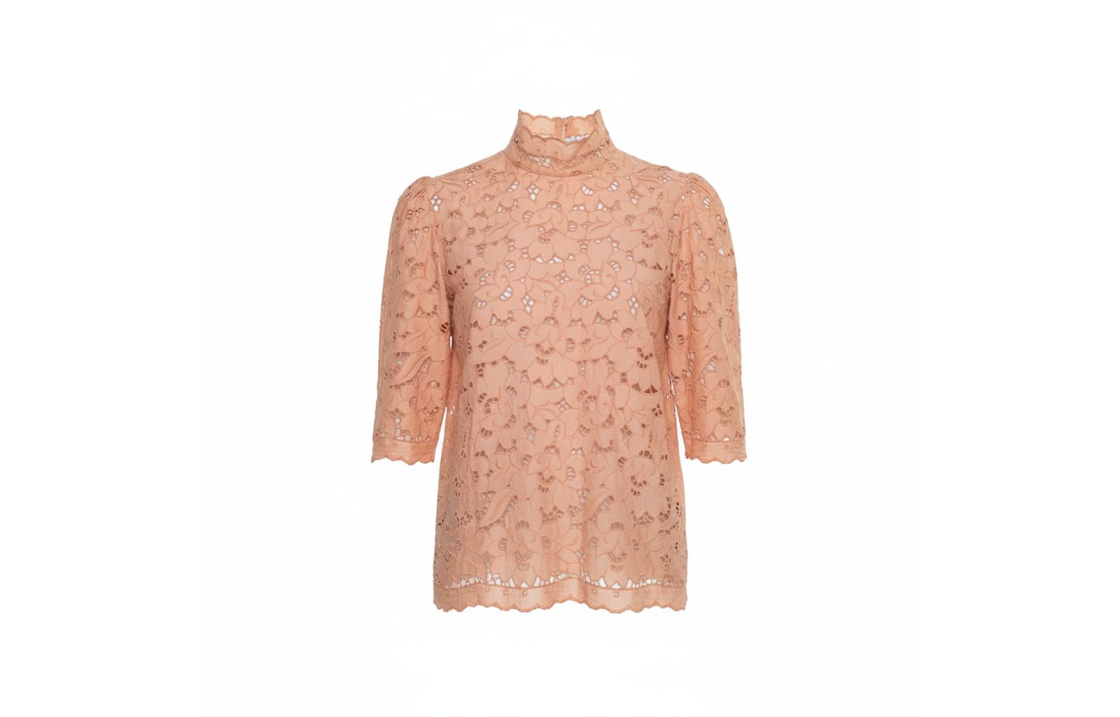 Pre-Owned Stella Mccartney Women's Eyelet Lace Back Button Detail Top