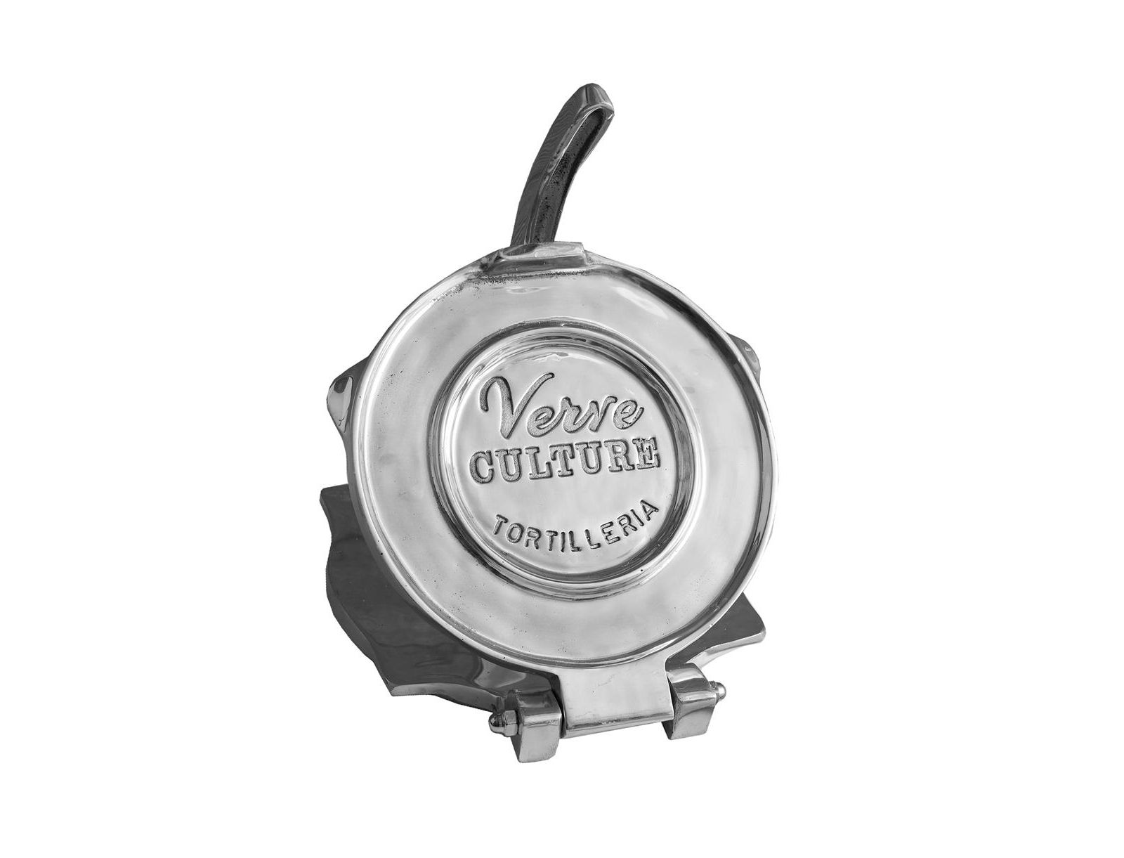 Verve Culture Large Polished Aluminum Tortilla Press