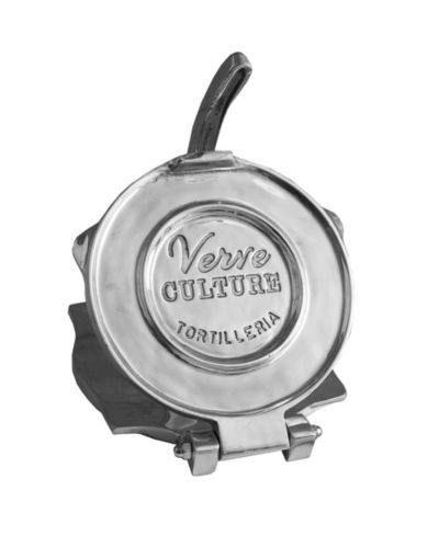 Verve Culture Large Polished Aluminum Tortilla Press