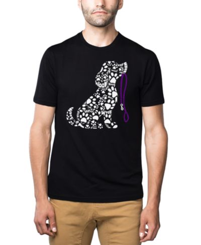 Мужская футболка LA Pop Art Dog Leash