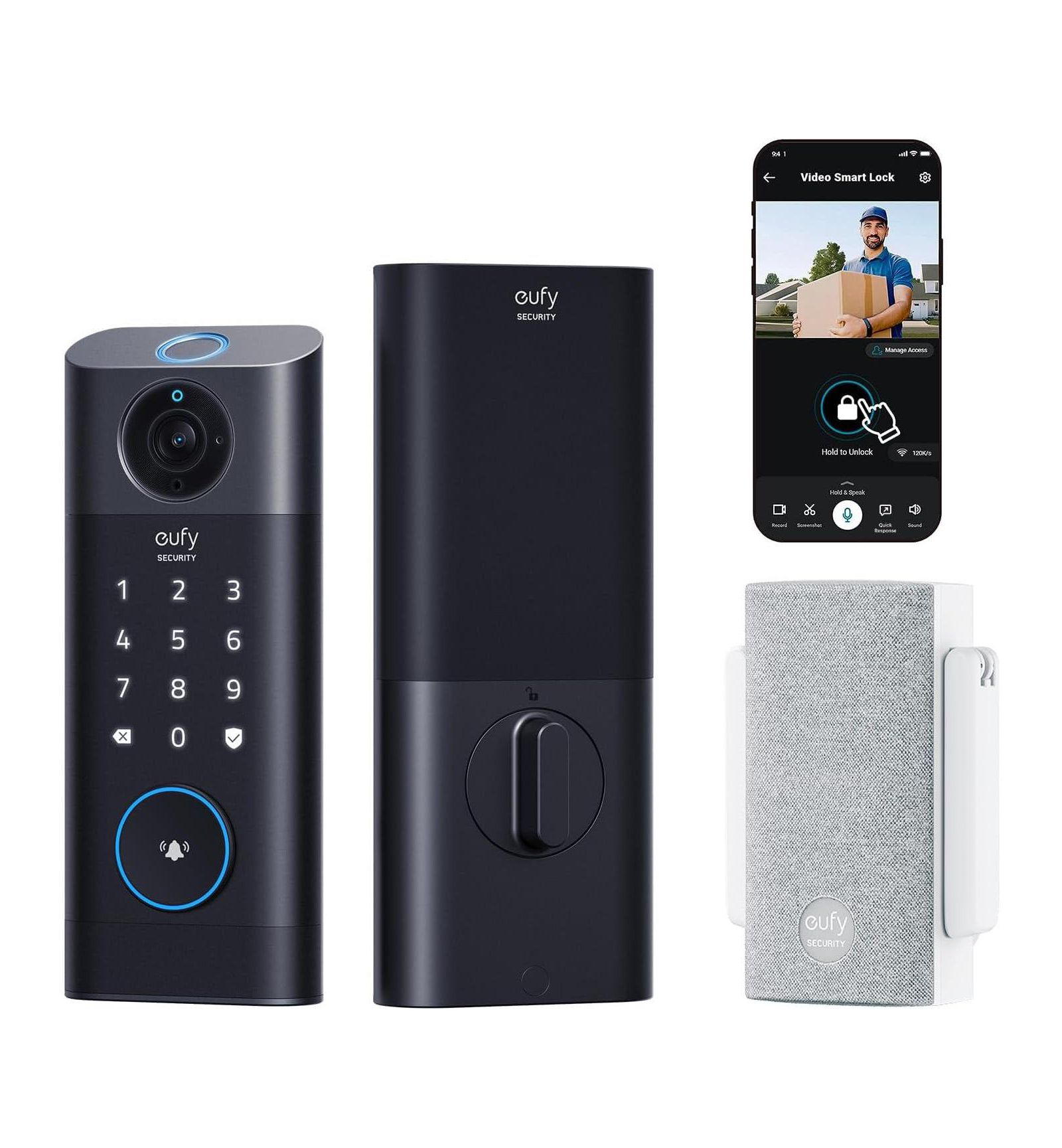 Eufy S330 Wi-Fi 3-in-1 Fingerprint Video Smart Lock