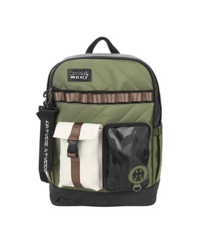 Star Wars: The Mandalorian Star Wars The Mandalorian Green 18.5" Backpack