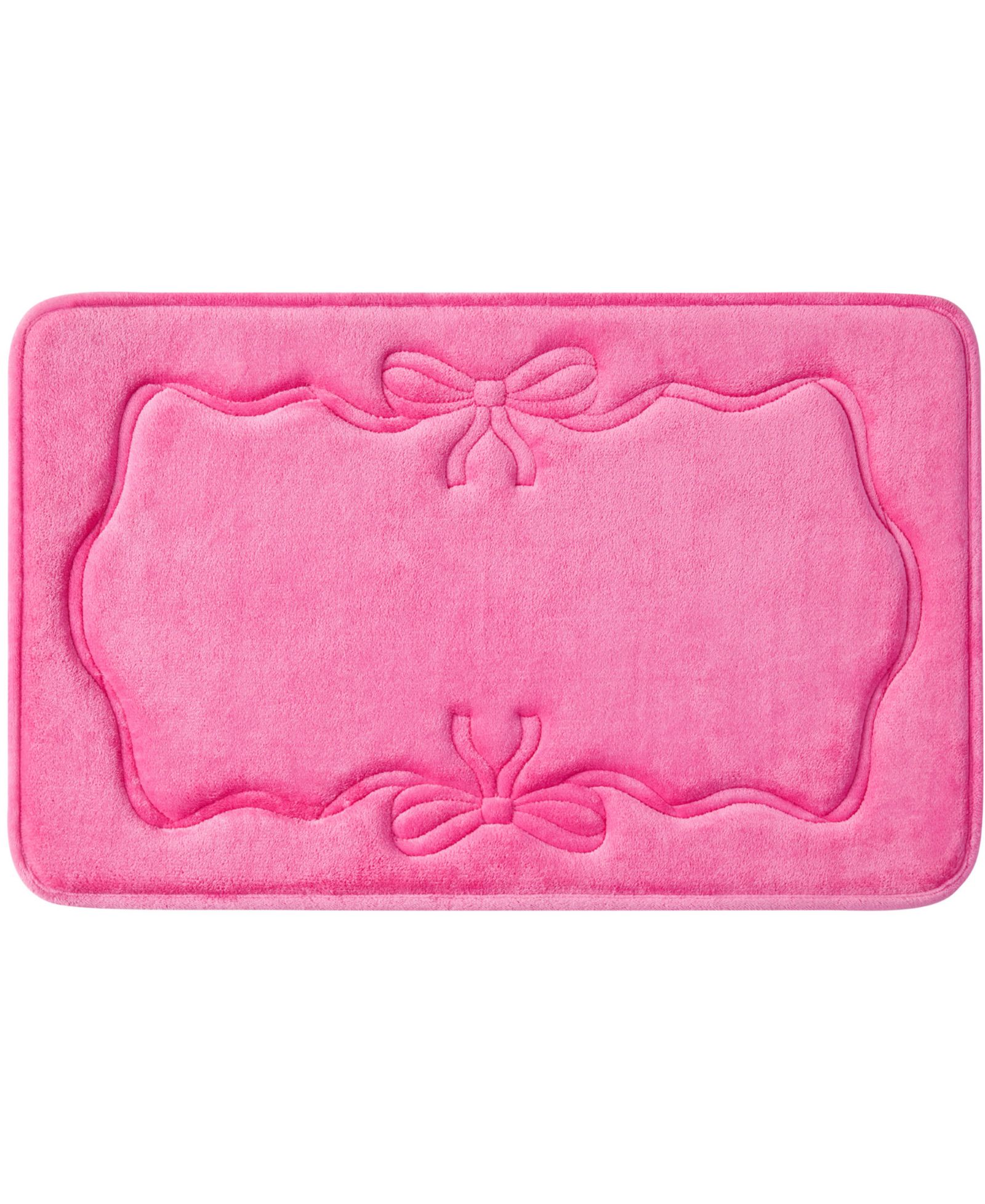 Коврик для ванной Juicy Couture Ribbon Border стеганый с эффектом памяти, 20" x 32"