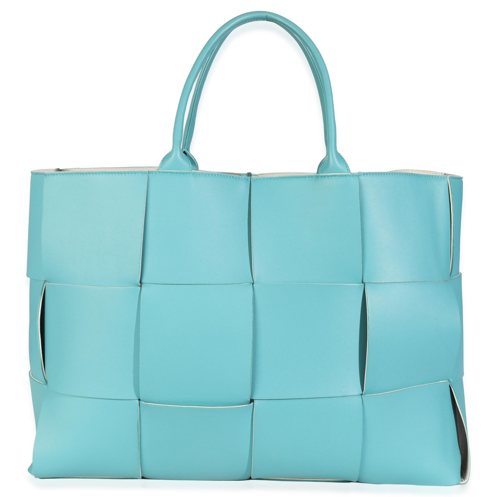 Сумка тоут Pre-Owned Bottega Veneta Linoleum Nappa Maxi Intrecciato Large Arco