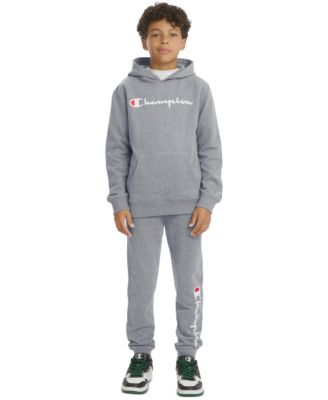 Champion Boys' 4-7 Signature Fleece Long-Sleeve Hoodie and Jogger, 2-Piece Set